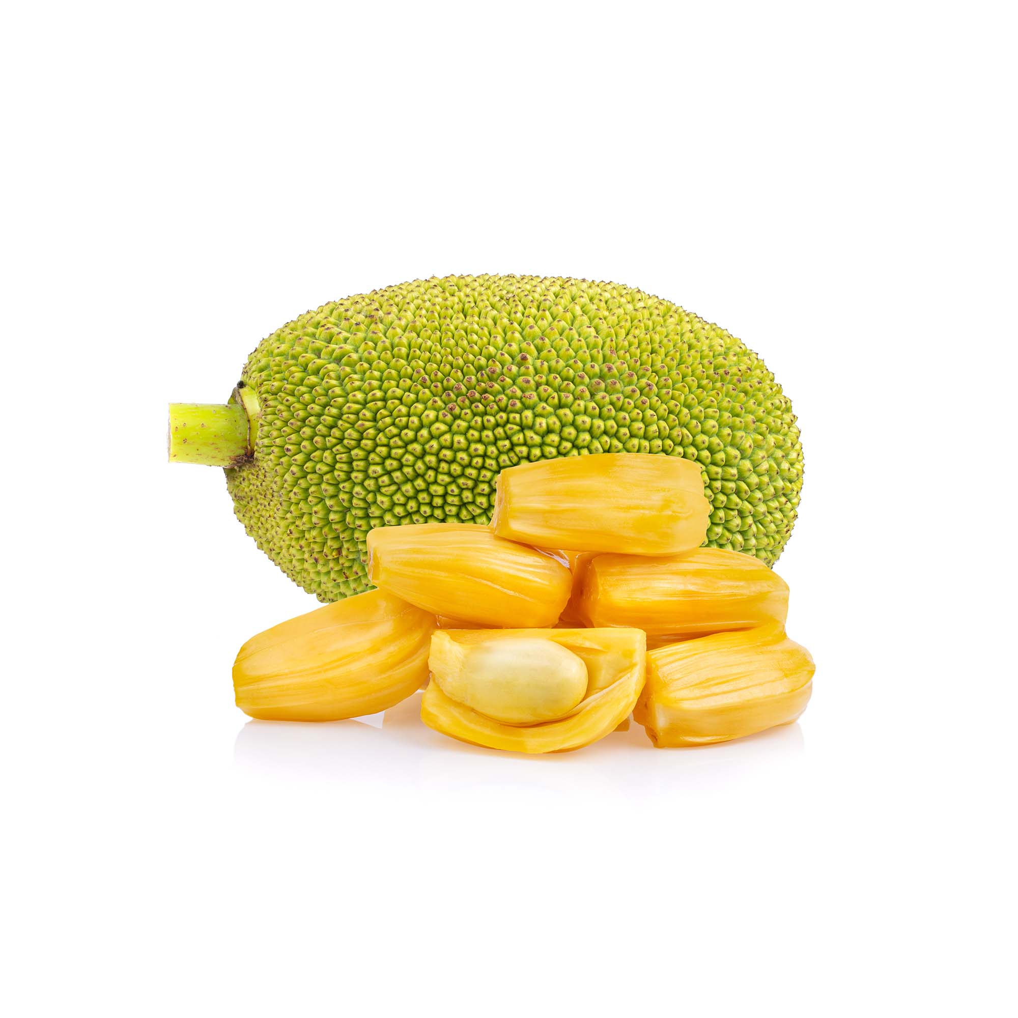 Jackfruit — whole fruit, photographed for Fruit Plug